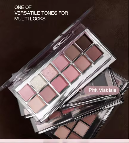 JOOCYEE 12 Shades Eyeshadow Palette Long-lasting Pearlized Gel Smooth High color Soft Matte Texture 