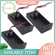 3 Pcs Two Wire Lead On/Off Switch 1 x 9V Battery Cell Case Holder