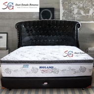 bigland kasur spring bed empuk platinum series / bigland tipe atas - 160 x 200 kasurnya saja