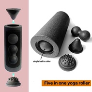 Massage Ball Muscle Yoga Column Set 5-in-1 Roller Relaxation Foam Roller Yoga Column Fascia Ball Foa