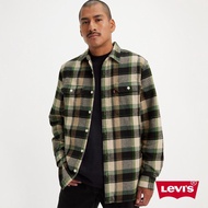 Levis 男款 傑克森工裝襯衫 / 經典格紋 / 綠 熱賣單品