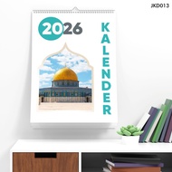 WALL CALENDAR 2026 AESTHETIC CALENDAR 2026 SPIRAL WALL A3 SIZE