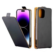 Stock available Vertical Flip Leather Phone Case with Card Slot For iPhone 15 Pro Max/iPhone 15 Plus