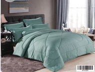 Set Bilik Tidur Deco Cadar Hotel Set with Comforter Tebal Bedsheet Size QUEEN / KING (SHIP FROM MALA