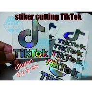 stiker tiktok viral!!stiker cutting logo tiktok,sttiker