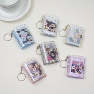 1-inch and 2-inch Small Daisy  Mini Photo Album Keychain Pocket Insert-style Photo Album ID Photo St