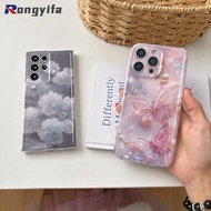 Luxury Butterfly Casing For Realme C12 C11 C3 X7 Pro X50 Pro X 5G 4G Soft Back Cover Flower Print Cl