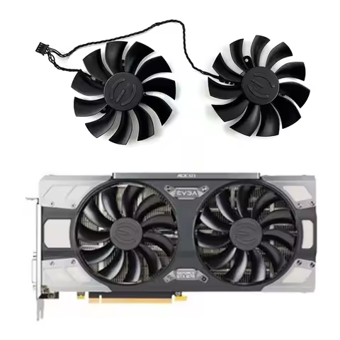 New PLA09215B12H 4PIN DC 12V 0.55A GTX1070 GPU fan suitable for EVGA Gtx 1080 1070 1060 980 970 960 