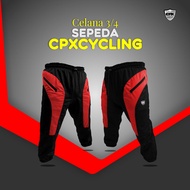 Celana Sepeda Gowes Pria Goes Training Padding CPX 3/4 022-A