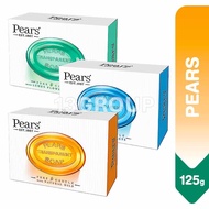 Pears Pure & Gentle Soap Bar Natural Oils / 100% Soap-Free Cleanser, 125g