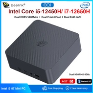 Beelink EQI12 Mini PC Intel Core 1220P i5-12450H i7-12650H RAM 24GB DDR5 500GB 1TB SSD Wifi6 BT5.2