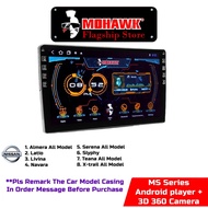 Mohawk Ms Series Car Android player With 3D 360 Reverse Camera 3D View Camera