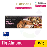 OB Finest Specialty Cracker 150g - Fig and Almond (Bundle of 2)