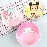 Sanrio Hello Kitty Bowl Cartoon Pikachu Children's Tableware Cute Creative Anti drop Anti scald Soup