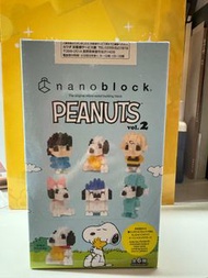 Peanuts Vol.2 花生漫畫 nanoblock snoopy
