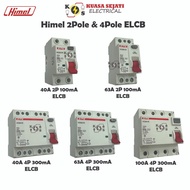 Himel ELCB 2P/4P 40A/63A/100A HDB6VR [100mA/300mA]
