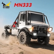 MN333 Unimog 1/18 RC Crawler 4WD Offroad Truck Rock Crawler Kereta Mendaki