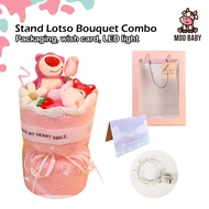 🐮Moo Baby Lotso Plush Bouquet Lotso Bouquet Bunga Lotso Birthday Gift Bouquet Doll Lotso Gift Lotso 