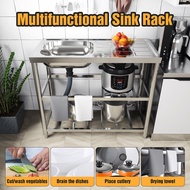 🔥Ready Stock🔥 Stainless Steel Working Table Kitchen table top stainless steel stove rack meja dapur 