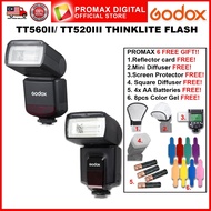Godox TT520III / TT560II Camera Flash Speedlight free Wireless Flash Trigger tt520 iii tt560 ii
