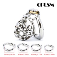 BDSM Adjustable Mini Small Male Metal  Lock  Chastity Cage For Men  Ring Restraint Trainer