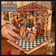 Rolife Rolife DIY House [Sam's Bookstore] Miniature Scene No Glue Birthday Gift