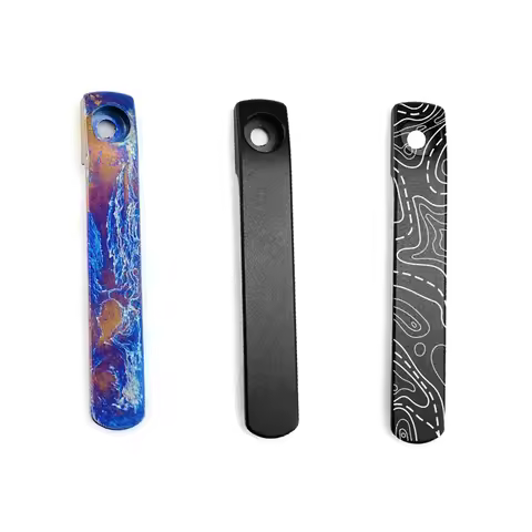 7 Colors CNC Titanium Alloy Made Knife One-piece Pocket Clip for Spyderco Para3 Lightweight Dragonfl