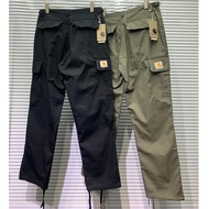 Carhartt B136 Washed and Aged Canvas Cargo Work Pants Lumberjack Pants