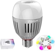 Aputure Accent B7c LED Smart Bulb 7W RGBWW,2000k-10000k Bi Color,CCT/HSI/FX Mode,App Control Built-i