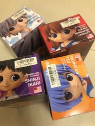 [日版]一套 QPosket 模型 figure QP posket pocket qposket qpocket Eva 綾波零 綾波麗 碇真嗣 渚薰 明日香