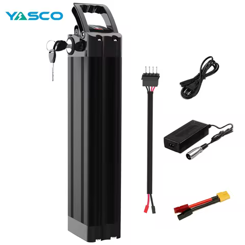 YASCO 36V 48V 13Ah 15Ah whitebait lithium battery electric bicycle battery ebike conversion kit down