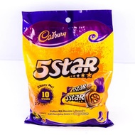 Cadbury 5 Star Milk Chocolate 10 Treats 10pcs X 16g