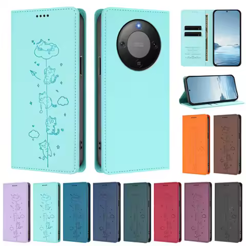 Leather Case Protect Cover on For Honor X9D X5C X6C X9C Smart X8C X7C X6B X5B Plus X7B X8B X9B X9A X