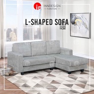 [LOCAL SELLER] 3 SEATER FABRIC L SHAPE SOFA (FREE DELIVERY AND INSTALLATION)