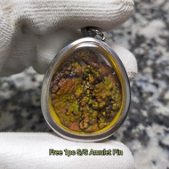 Gold Leklai Pendant 金力泥吊坠 Leklai Amulet 马来西亚力泥 100% Natural Leklai