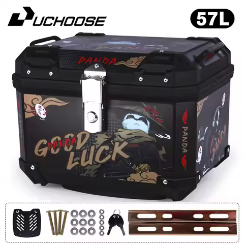 57L Tail Box Motorcycle Universal Trunk For R1200GS R1250GS F800GS F850GS G310gs Top Rear Luggage To