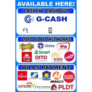 Gcash Tarpaulin Bills Payment/Bills Payment/Bank Transfer