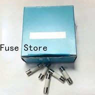 10PCs quick-break glass double-cap fuse foot tube 5*20mm f0.1a f0.2a f0.3a f0.4a