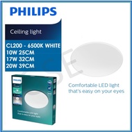 Philips CL200 LED Round Ceiling Light 6500K White Light 10W 17W 20W HDB Toilet Bedroom Store Living Room GSE