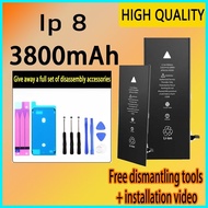 Original High capacity Phone Battery For iPhone 8  (free tools)