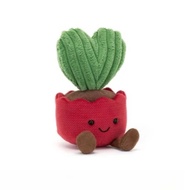 Heart-shaped cactus leaf Plant Plush Doll Super Soft Short Stuffed Plush Toy