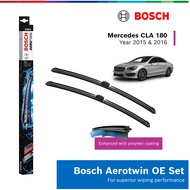 Bosch Aerotwin OE Car Wiper Set for Mercedes Benz CLA 180 2015 & 2016 + Free Windshield Microfiber C
