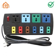 Ổ CẮM KÉO DÀI ĐA NĂNG KẾT HỢP 10 Ổ LIOA 4D6S52 5M làm từ chất liệu nhựa chịu nhiệt cao phù hợp thiết