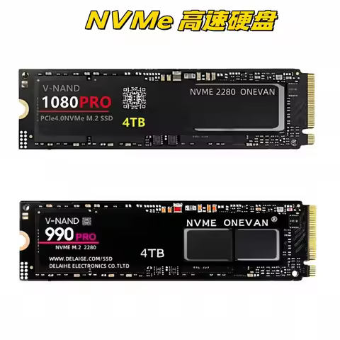 2025 SSD 990 1080 Pro M2 NVME 1T 2T 4T High Performance Hard Drive PC PS5 Portable Laptop Desktop Ha