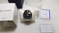 [中壢個人自售] CASIO EDIFICE EFV-C100D-1A 雙顯錶 不鏽鋼錶帶 優質二手