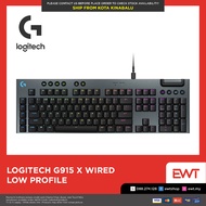 LOGITECH G915 X WIRED LOW PROFILE GAMING KEYBOARD 100% GENUINE