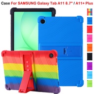 For SAMSUNG Galaxy Tab A11+ Plus 11inch SM-X236B X310 X315 Colou Soft Silicone Ultra Shockproof Cove