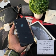 iPhone XR Black 64 GB imei kemenperin resmi permanen, All sim card, imei bergaransi, all part origin