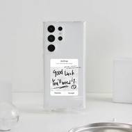 AirDrop好運晶石透明防摔SAMSUNG繩掛手機殼