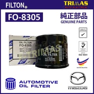 FILTON Oil Filter Mazda 2 3 RX-8 323 Non-Skyactive Penapis Minyak Hitam Enjin Engine FO-8305 B6Y1-14